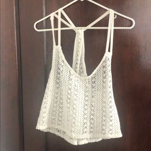 Roxy crochet tank top